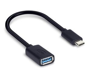 Hamlet XADTC-U2A-MF02 câble USB USB 3.2 Gen 1 (3.1 Gen 1) 0,2 m USB A USB C Noir