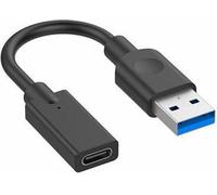 Hamlet XADU3-UCF01 Câble USB 3.2 Gen 1 (3.1 Gen 1) 0,1 m USB A USB C Noir