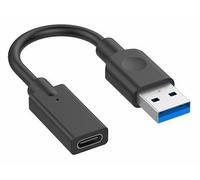 Hamlet XADU3-UCF01 câble USB USB 3.2 Gen 1 (3.1 Gen 1) 0,1 m USB A USB C Noir