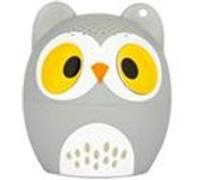 Hamlet XBTPET-OWL haut-parleur portable et de fête Enceinte portable mono Gris, Blanc, Jaune 4 W