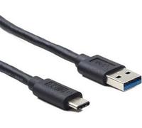 Hamlet XCU3A-UC31-MM10 Câble USB 3.2 Gen 1 (3.1 Gen 1) 1 m USB C USB A Noir