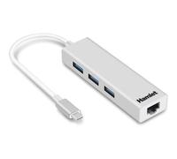Hamlet XHUB331TCL station d'accueil pour ordinateur portable & réplicateur de ports USB 3.2 Gen 1 (3.1 Gen 1) Type-C blanc