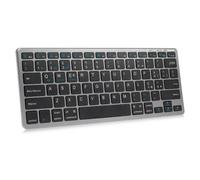 Hamlet XKK400CWB-IT Tastiera Compatta Wireless RF 2.4GHz e Bluetooth QWERTY Italiano Nero