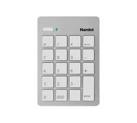 Hamlet XKPADUSV clavier numérique Ordinateur portable USB Argent