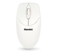 Hamlet XMICEU2WH-OEM souris Universel Ambidextre USB Type-A Optique 1000 DPI