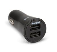 Hamlet XPW12U234 chargeur d'appareils mobiles Téléphone portable, Smartphone, Tablette Noir Allume-cigare Auto