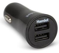 Hamlet XPW12U234 Chargeur pour appareils mobiles Téléphone portable, smartphone, tablette Noir Allume-cigare de voiture