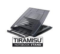 Hamlet XTMS100 Tiramisù Support pour ordinateur portable Noir