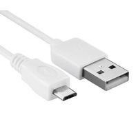 Hamlet XUMICROU150W câble USB USB 2.0 1,5 m USB A Micro-USB B Blanc