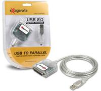 Hamlet XUPP25 Câble adaptateur bidirectionnel 2m USB A vers DB25 pour PC et ordinateur portable