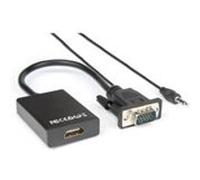 Hamlet XVAVGA-HDMA câble vidéo et adaptateur VGA (D-Sub) HDMI Type A (Standard) Noir