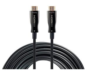 Hamlet XVCHDM-AOM50 câble HDMI 50 m HDMI Type A (Standard) Noir