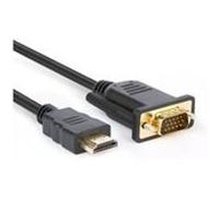 Hamlet XVCHDM-VGA180 câble vidéo et adaptateur 1,8 m HDMI Type A (Standard) VGA (D-Sub) Noir