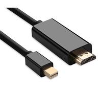 Hamlet XVCMDP-HDM180 câble vidéo et adaptateur 1,8 m Mini DisplayPort HDMI Noir