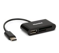 Hamlet XZR100UC lecteur de carte mémoire USB 2.0 Type-C Noir