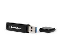 Hamlet Zelig Pen USB 3.0 8 Go USB 3.0 Noir Lecteur Flash USB Clé USB (USB 3.0 (3.1 Gen 1), Type-A, Android, Couvercle, Noir)