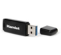 Hamlet Zelig Pen USB 3.0 8 Go USB 3.0 Noir Lecteur Flash USB Clé USB (USB 3.0 (3.1 Gen 1), Type-A, Android, Couvercle, Noir)