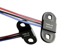 Hamlin Capteur à effet Hall 55100-3H-02-A 3.8 - 24 V/DC Plage de mesure: 0 - 18 mm câble extrémités ouvertes