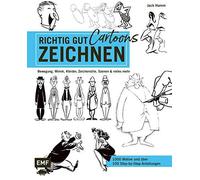 Hamm, J: Richtig Gut Zeichnen - Cartoons Book NEUF