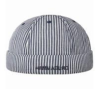 HAMMABURG Bonnet Docker a Rayures Multicolores en Coton Fabrique en UE Homme Toutes Saisons