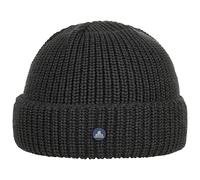HAMMABURG Bonnet Docker en Tricot Femme/Homme - Made in Italy pour Homme l'hiver avec Revers, Revers Hiver Automne-Hiver - Taille Unique Anthracite