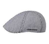 HAMMABURG Stripes Cotton Casquette Plate a Rayures Multicolores Unisexe Toutes Saisons