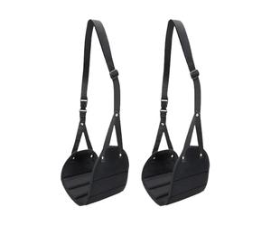 Hammac de Pied pour Voyage en Avion | Sangle de Repos Ergonomique et Portable | avec Bandeau Réglable et Prolongateur,Accessoire de Confort pour Siège Avion Voiture Bureau Voyage Travail