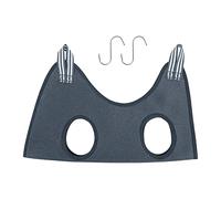 Hammac de Toilettage pour Animaux Compagnons Aide Table Sac Confort Maintien Accessoire Bain Lavage Matériau Respirant Résistant Convient S, M Gris