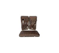 HAMMANN Set de manucure en cuir (bronze / 7 pièces)