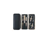 HAMMANN Set de manucure en cuir (noir, 5 pièces)