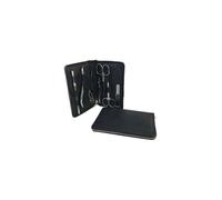 HAMMANN Set de manucure en cuir (noir, 7 pièces)