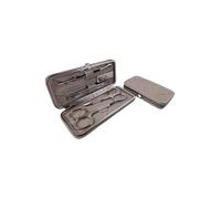 HAMMANN Set de manucure en cuir (taupe, 5 pièces)