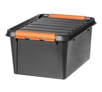 Hammarplast 3193090 Robust 31 Clipbox Smart Store Boîte de Rangement à Couvercle clipé 50 x 39 x 26 cm 31 l Noir