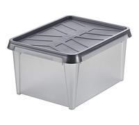 Hammarplast SmartStore Dry 15 Lot de 7 boîtes de rangement étanches Anthracite 12 l 400 x 300 x 190 mm
