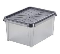 Hammarplast SmartStore Dry 31 Lot de 6 boîtes de rangement étanches Anthracite 33 l 500 x 400 x 260 mm