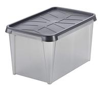 Hammarplast SmartStore Dry 45 Lot de 4 boîtes de rangement étanches 50 l 600 x 400 x 340 mm Anthracite
