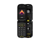 Téléphone renforcé à clapet Double écran Batterie 1200mAh Bouton SOS Noir