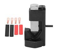 Hammer Crimper for 8AWG to 3/0 AWG Battery Cable, Wireless Hammer Lug Crimper Tool with Copper Ring Terminals and Heat Shrink Tubes for Automotive Marine Electrical Systems