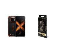 Hammer Energy X2 4G LTE Rugged Smartphone 6+6 GB RAM/128 GB + Hybrid Protection Glass | 6.1" Display, 5000 mAh, IP69, Android 15, Dual SIM, Black-Orange