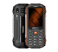Hammer H Power Plus LTE Outdoor Téléphone Portable sans contrat, Batterie 4000 mAh, mémoire 128 Mo, RAM 64 Mo, écran IPS 2,8", Gros Boutons, Lampe de Poche, Appareil Photo 2 MP, Radio FM, USB-C