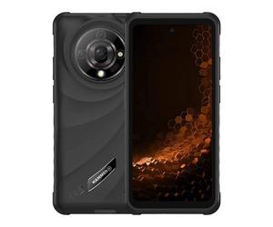 Hammer Iron 6 noir Smartphone 4G durci avec écran 6,5", Android 14, batterie XXL et certification IP69, taillé pour les milieux extrêmes.