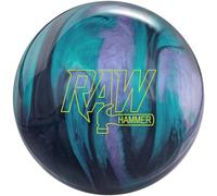 Hammer Raw Boule de Bowling Noir/Violet/Bleu Sarcelle 4,5 kg