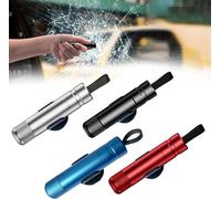 Hammerdex Glass Breaker,Safe Hammer Glass Breaker, Seat Belt Cutter & Car Emergency Two-in-one Window Breaker, Hammerdex Car Safety Tool (Silver+Blue)
