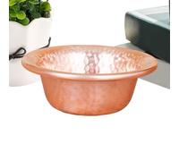 Hammered Dog Bowl - Copper Feeding Containers, Puppy Kitten Dish Meals | Copper Hammered Dog Bowl - Feeding Dish for Puppies | Pet Container with Decorative Finish Functional Design for Daily Meals