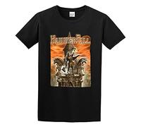 Hammerfall Built to Last T-Shirt Funny Top Tee Short-Sleeve for Mens Black XL