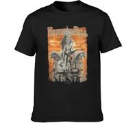 HammerFall Built to Last T-T-Shirts à Manches Courtes Mens Balck Tees Unisex T-Shirts à Manches Courtes(Small)