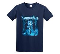 Hammerfall Second to One for Mens Fashion T-Shirt Navy XL