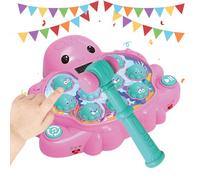 Hammering Pounding Toy, Hammering & Pounding Toy, Pound A Mole Game, Octopus Shape Hand Eye Coordination Playgame Kids Toys for Home Playtime Girl School Boy Travel Develop Skills Preschoolers
