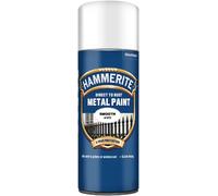 Hammerite Peinture Métal Anti-Rouille Directe, Blanc Lisse, Aérosol 400ml