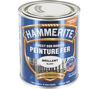 Hammerite fer bril.laque 0.75l blc 070741